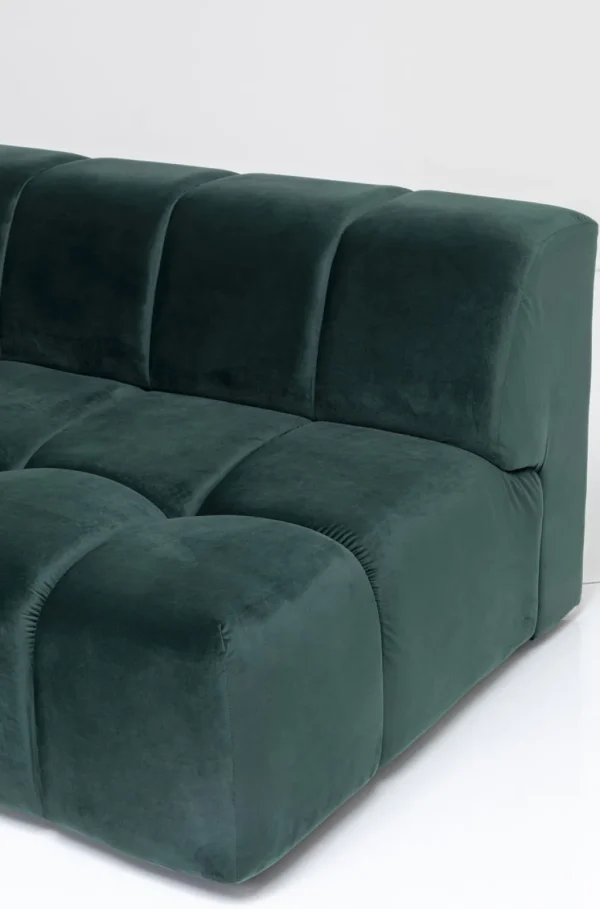 Kulmasohvat>KARE Design Belami Kulmasohva - Samettia, Tummanvihreä, Vasen 265cm