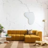 Kulmasohvat>KARE Design Belami Velvet Kulmasohva - Samettia, Meripihka, Oikea