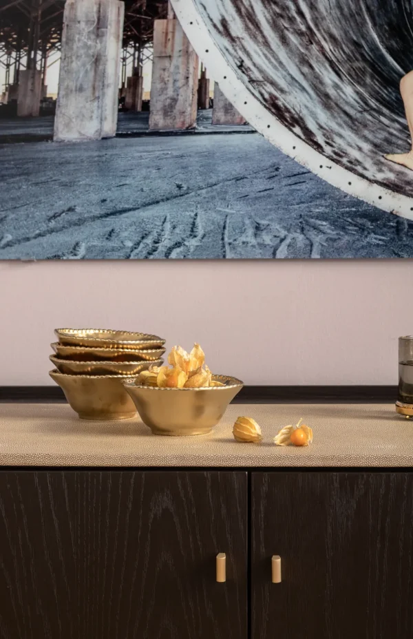 Astiat Snackseille>KARE Design Bell Kulho, Kulta Ø16cm