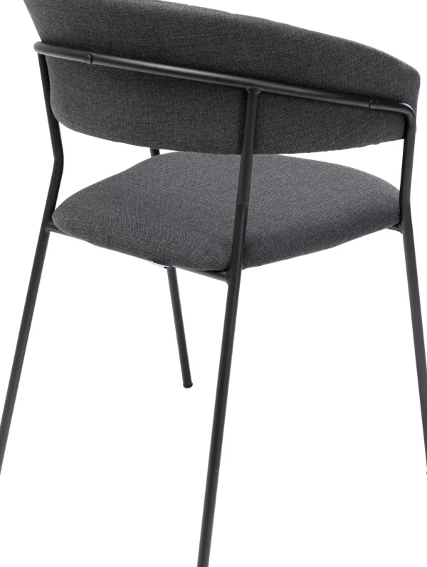 Tuolit>KARE Design Belle Tuoli Käsinojilla - Antrasiitti (2/Setti)
