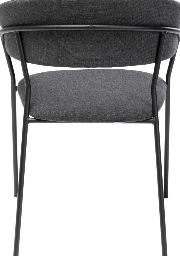 Tuolit>KARE Design Belle Tuoli Käsinojilla - Antrasiitti (2/Setti)