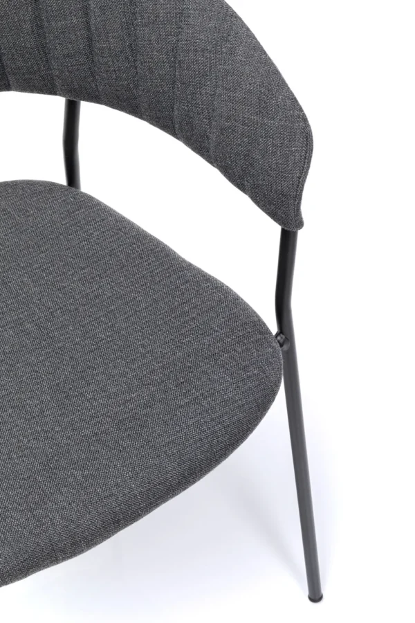 Tuolit>KARE Design Belle Tuoli Käsinojilla - Antrasiitti (2/Setti)