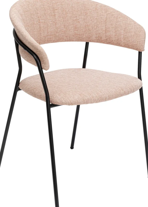Tuolit>KARE Design Belle Tuoli Käsinojilla - Roosa (2/Setti)