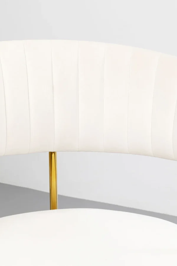 Tuolit>KARE Design Belle Velvet Kääntyvä Tuoli, Samettia, Kermanvärinen
