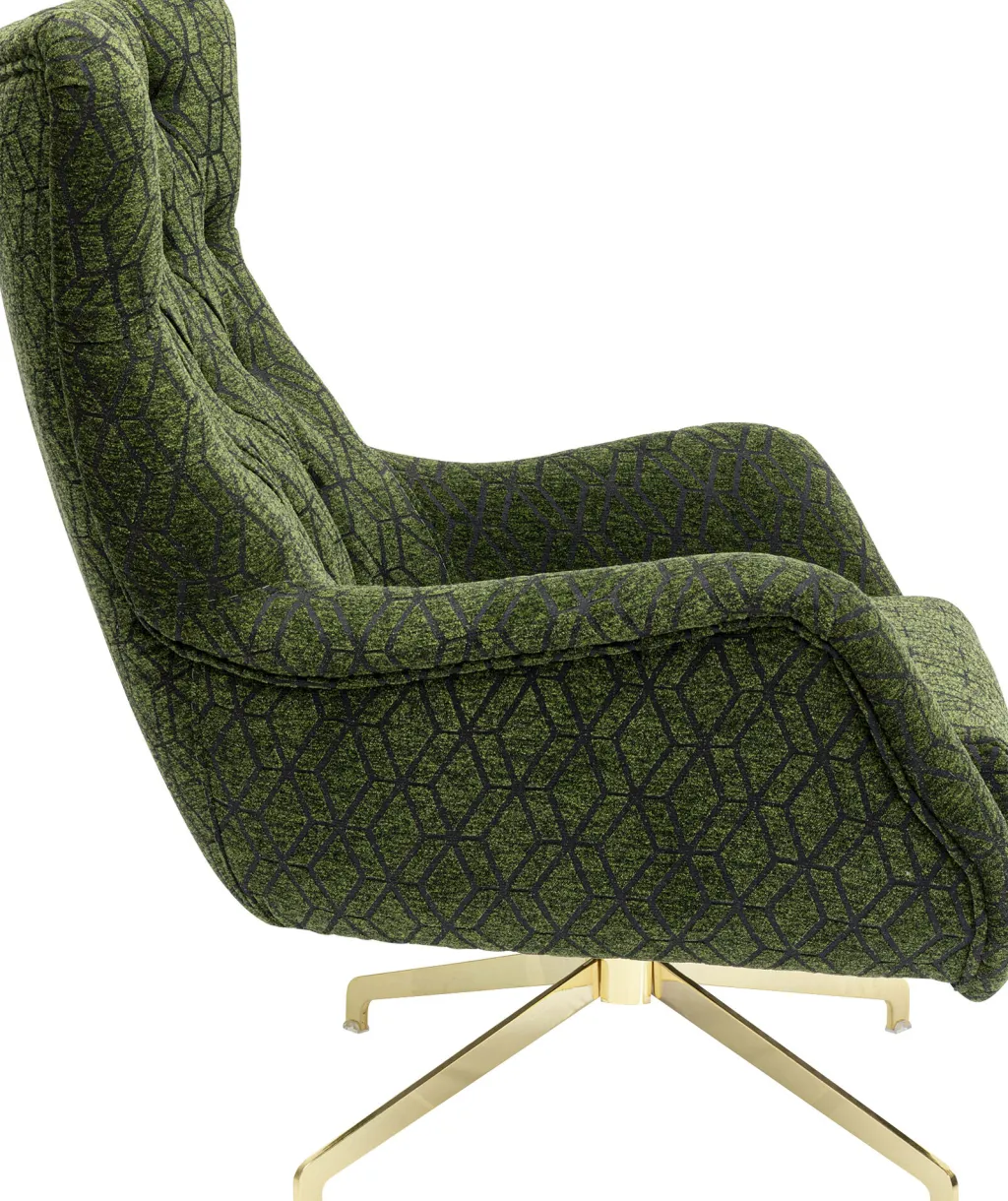 bellini_pyriv_nojatuoli_vihre_2.webp Nojatuolit>KARE Design Bellini Pyörivä Nojatuoli, Vihreä