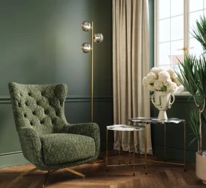 Nojatuolit>KARE Design Bellini Pyörivä Nojatuoli, Vihreä