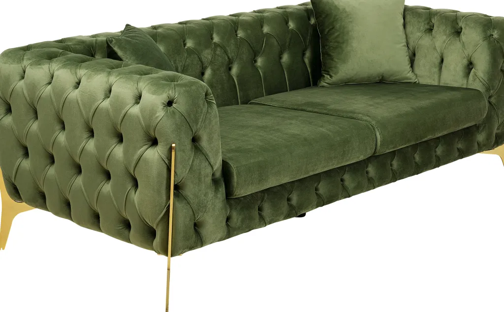 bellissima_sohva_istuttava__sametti_vihre_cm_2.webp Sohvat | Olohuone>KARE Design Bellissima Sohva 2-istuttava - Sametti, Vihreä 200cm
