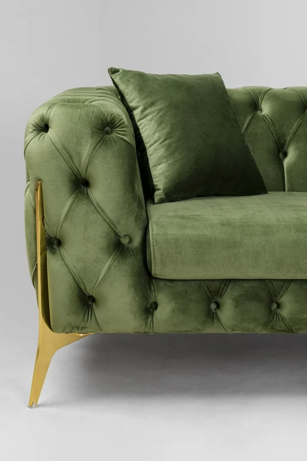 Sohvat | Olohuone>KARE Design Bellissima Sohva 2-istuttava - Sametti, Vihreä 200cm