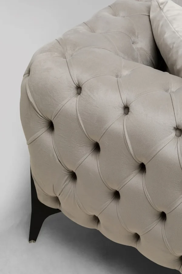 Olohuone | Kulmasohvat>KARE Design Bellissima Velvet Kulmasohva Taupe Oikea 240x180cm