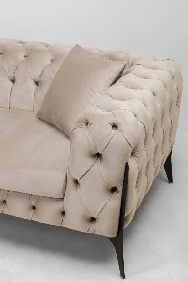 Olohuone | Kulmasohvat>KARE Design Bellissima Velvet Kulmasohva Taupe Vasen 180x240cm