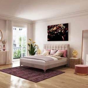 Sängyt>KARE Design Benito Star Sänky, Kermanvärinen 180x200cm