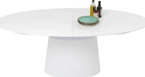 Pöydät>KARE Design Benvenuto Jatkettava Pöytä, Valkoinen 200(50)x110cm