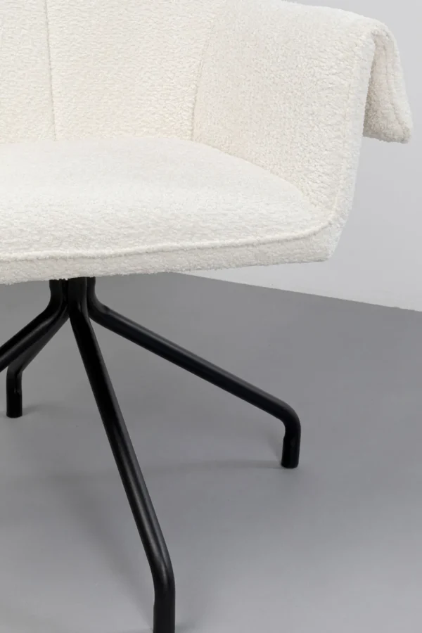 Tuolit>KARE Design Bess Cream Kääntyvä Tuoli Kermanvärinen