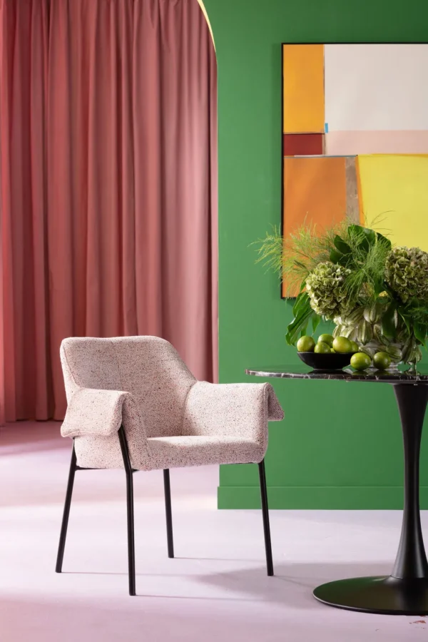 Tuolit>KARE Design Bess Flitter Tuoli Käsinojilla, Beige