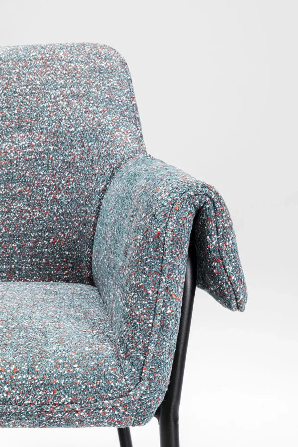 Tuolit>KARE Design Bess Flitter Tuoli Käsinojilla, Harmaa