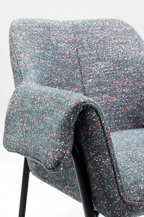 Tuolit>KARE Design Bess Flitter Tuoli Käsinojilla, Harmaa