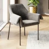 Tuolit>KARE Design Bess Tuoli Käsinojilla, Harmaa