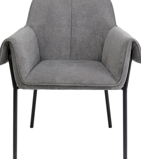 Tuolit>KARE Design Bess Tuoli Käsinojilla, Harmaa