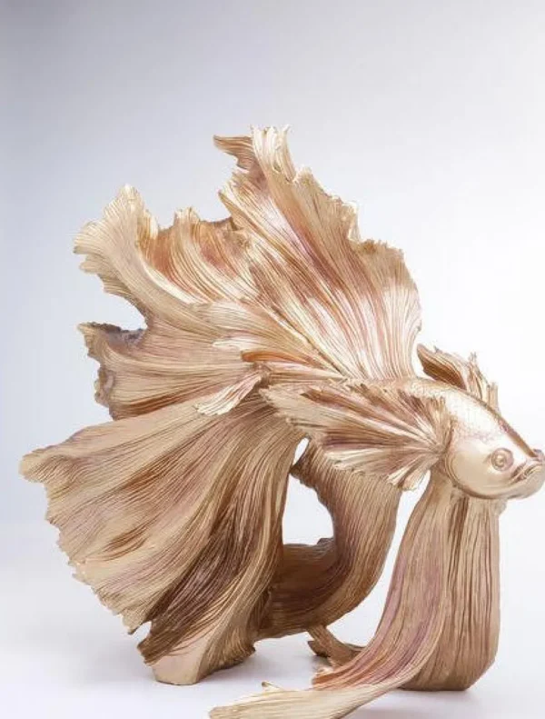 Koriste-Esineet>KARE Design Betta Fish Koriste-esine Kulta