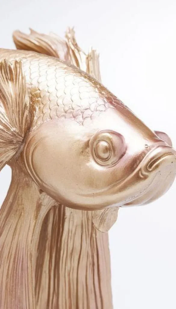Koriste-Esineet>KARE Design Betta Fish Koriste-esine Kulta