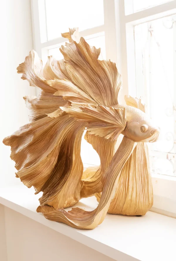 Koriste-Esineet>KARE Design Betta Fish Koriste-esine Kulta