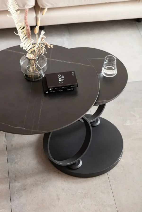 Sohvapöydät>KARE Design Beverly Sohvapöytä, Musta 133x80cm