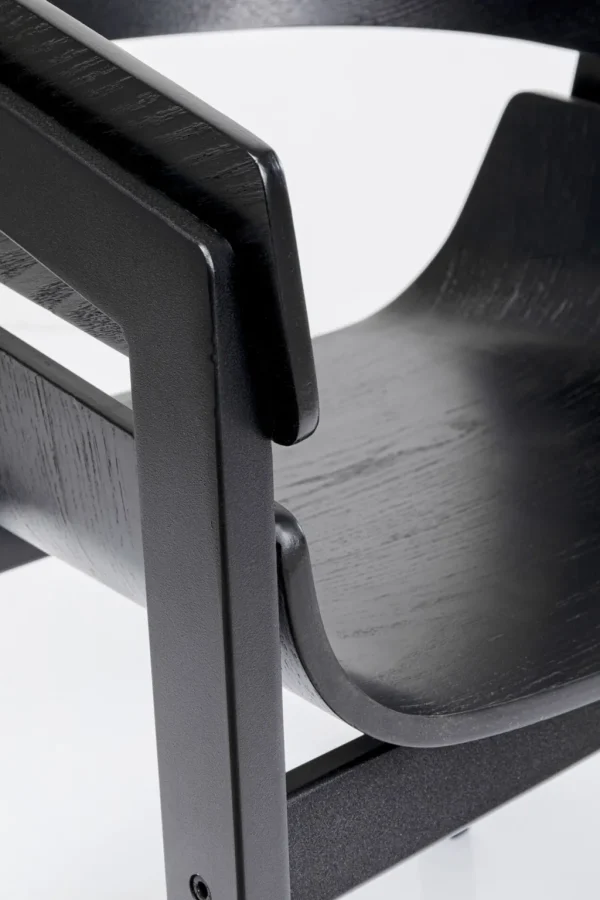 Tuolit>KARE Design Biarritz Tuoli Käsinojilla Musta