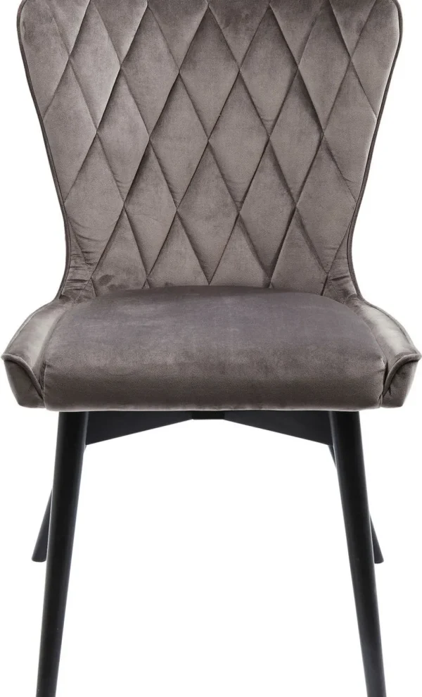 Tuolit>KARE Design Black Marshall Velvet Tuoli Harmaa