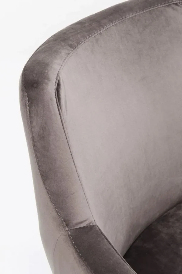 Tuolit>KARE Design Black Mode Velvet Tuoli Käsinojilla, Harmaa