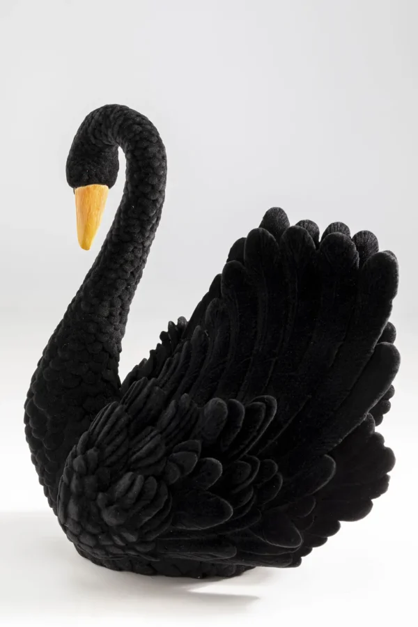 Koriste-Esineet>KARE Design Black Swan Musta Joutsen Koriste-esine 28cm