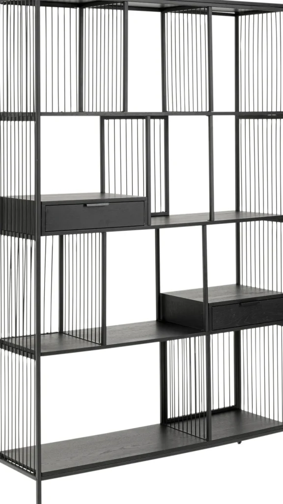 Hyllyt>KARE Design Bologna Hylly Musta 125x200cm