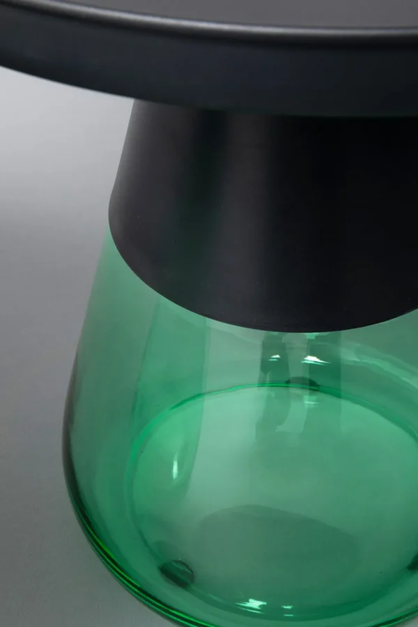 Sohvapöydät | Olohuone>KARE Design Bottiglia Sivupöytä, Vihreä/musta Ø 60cm
