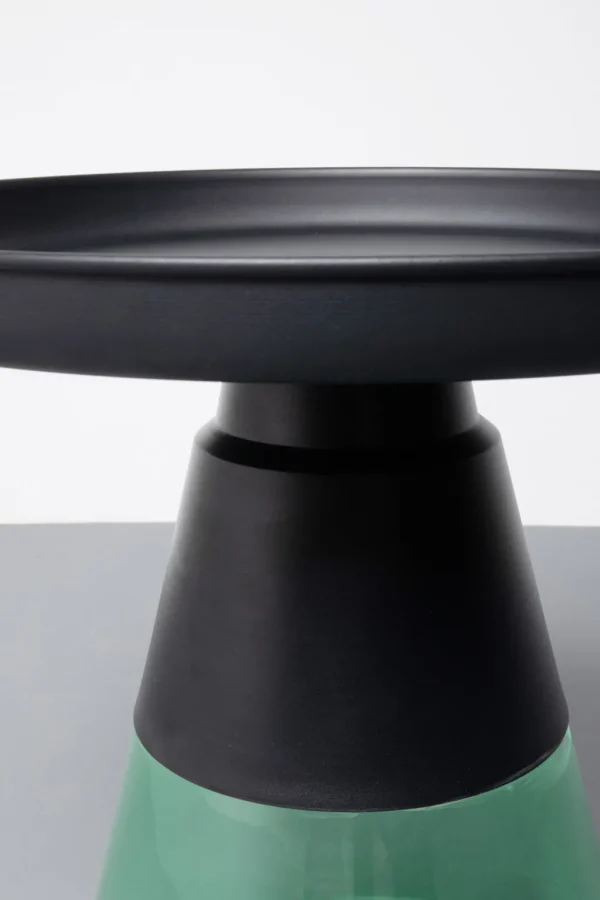 Sohvapöydät | Olohuone>KARE Design Bottiglia Sivupöytä, Vihreä/musta Ø50cm