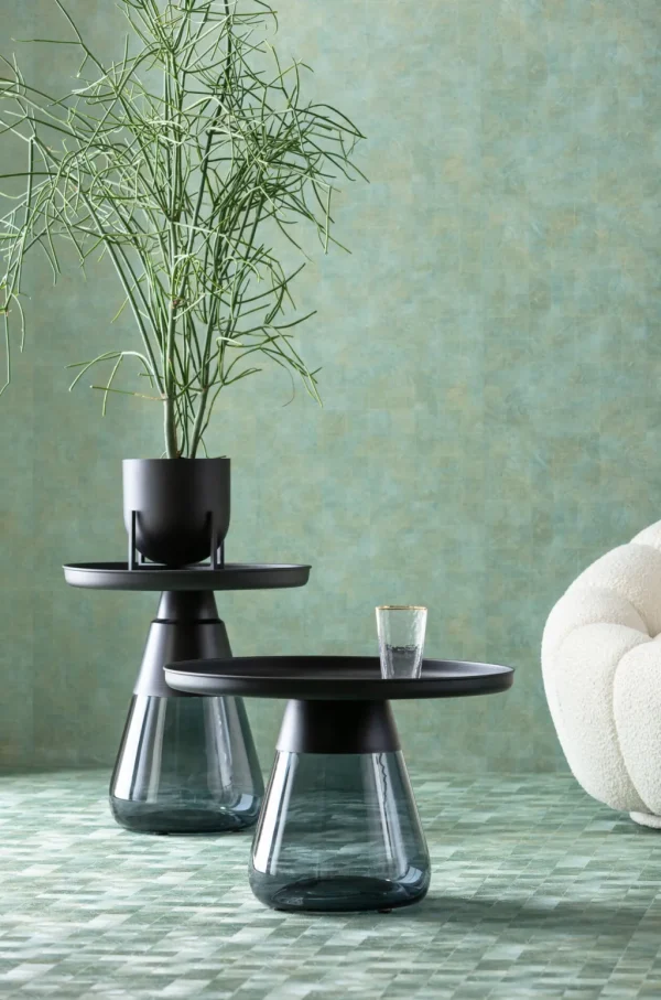 Sohvapöydät | Olohuone>KARE Design Bottiglia Smoke Sivupöytä, MustaØ50cm