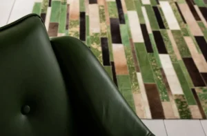 Matot>KARE Design Brick Matto, Vihreä 170x240cm