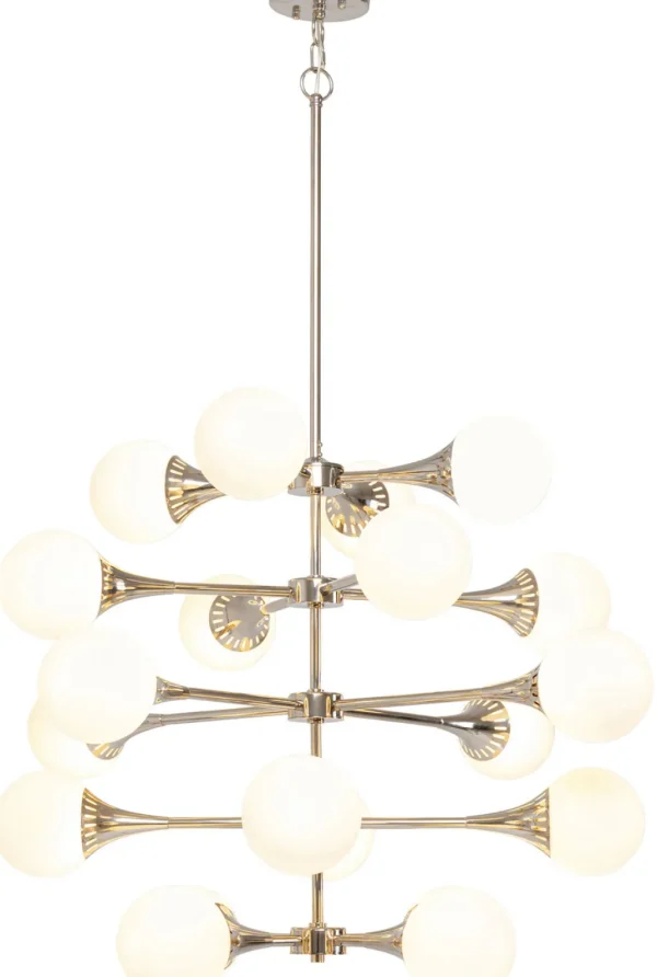 Riippuvalaisimet>KARE Design Bulb Fiction 20 Riippuvalaisin Hopea Ø102cm