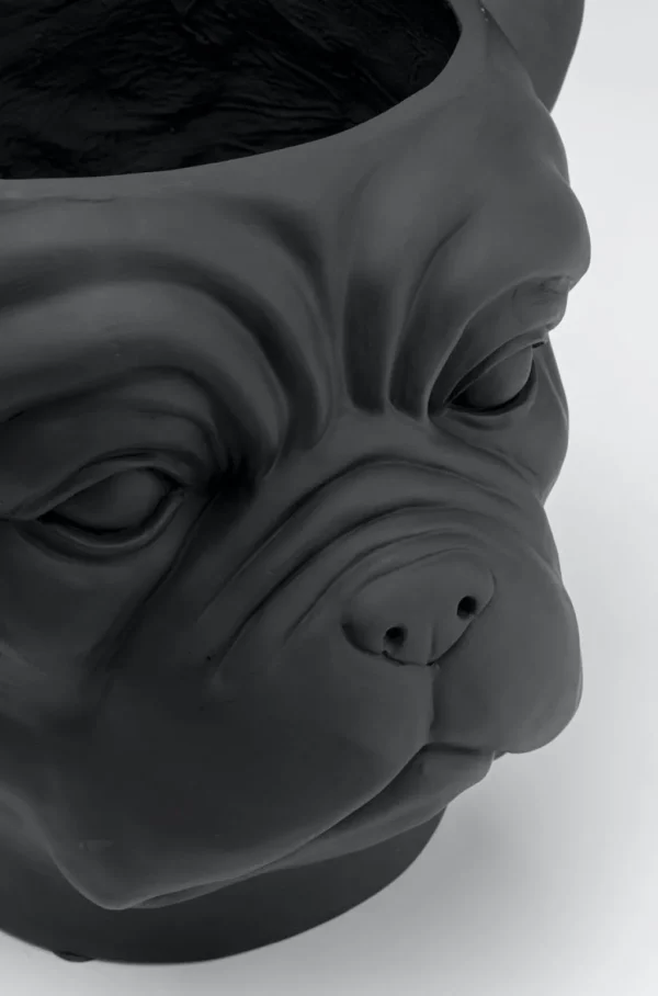 Ruukut>KARE Design Bulldog Black Suojaruukku, Musta