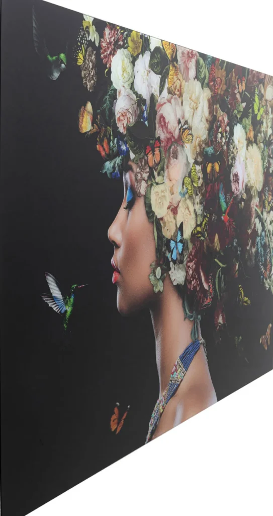 Taulut>KARE Design Bunch Of Flowers Lasitaulu 150x100cm
