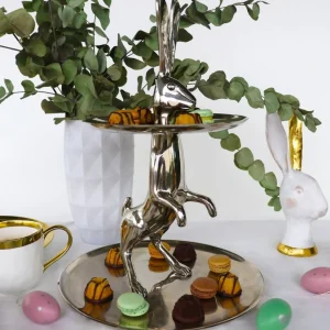 Tarjottimet>KARE Design Bunny Pupu Kerrostarjotin, Hopea