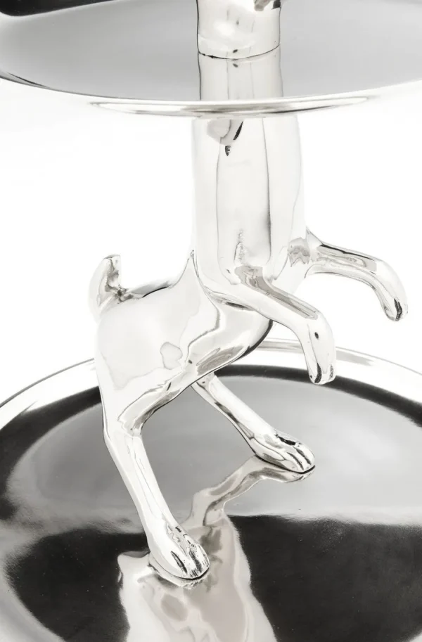 Tarjottimet>KARE Design Bunny Pupu Kerrostarjotin, Hopea