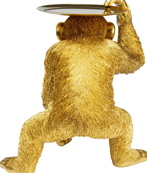 Koriste-Esineet>KARE Design Butler Playing Chimp Simpanssi Koriste-esine Kulta 52cm
