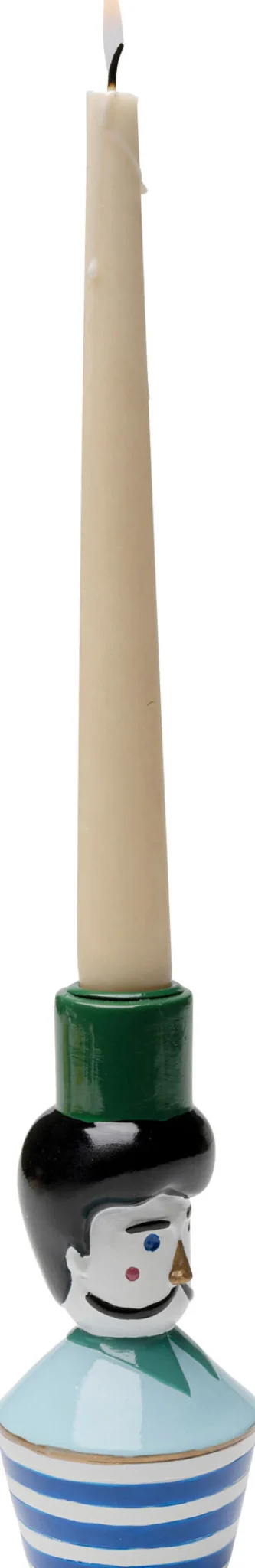 Lyhdyt | Kynttilänjalat>KARE Design Candle Holder Monsieur Mustache Kynttilänjalka 16cm
