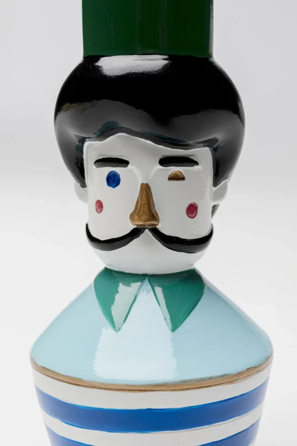 Lyhdyt | Kynttilänjalat>KARE Design Candle Holder Monsieur Mustache Kynttilänjalka 16cm