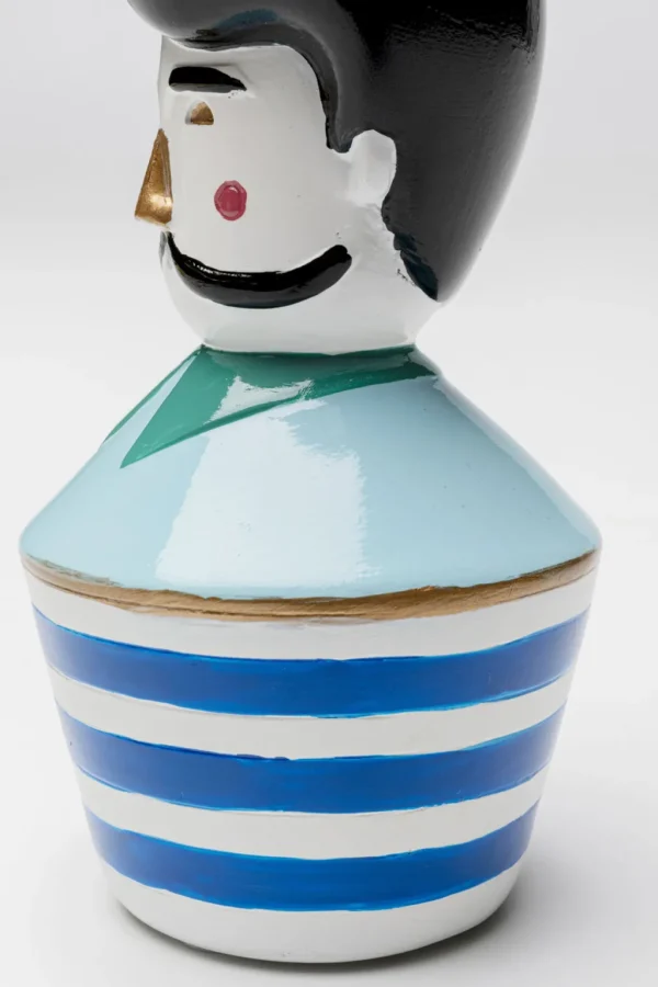Lyhdyt | Kynttilänjalat>KARE Design Candle Holder Monsieur Mustache Kynttilänjalka 16cm
