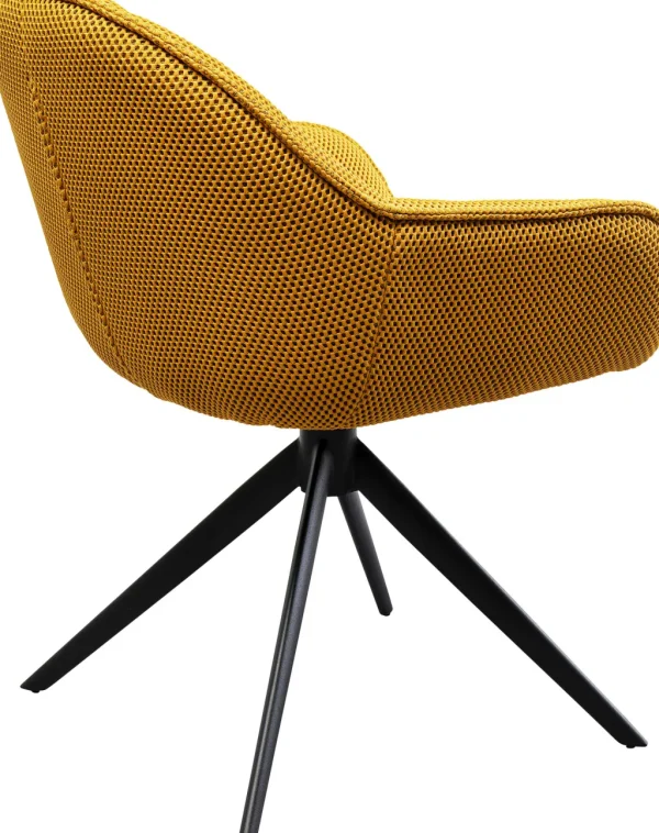 Tuolit>KARE Design Carlito Mesh Kääntyvä Tuoli Keltainen
