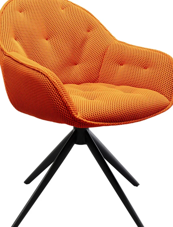 Tuolit>KARE Design Carlito Mesh Kääntyvä Tuoli Oranssi