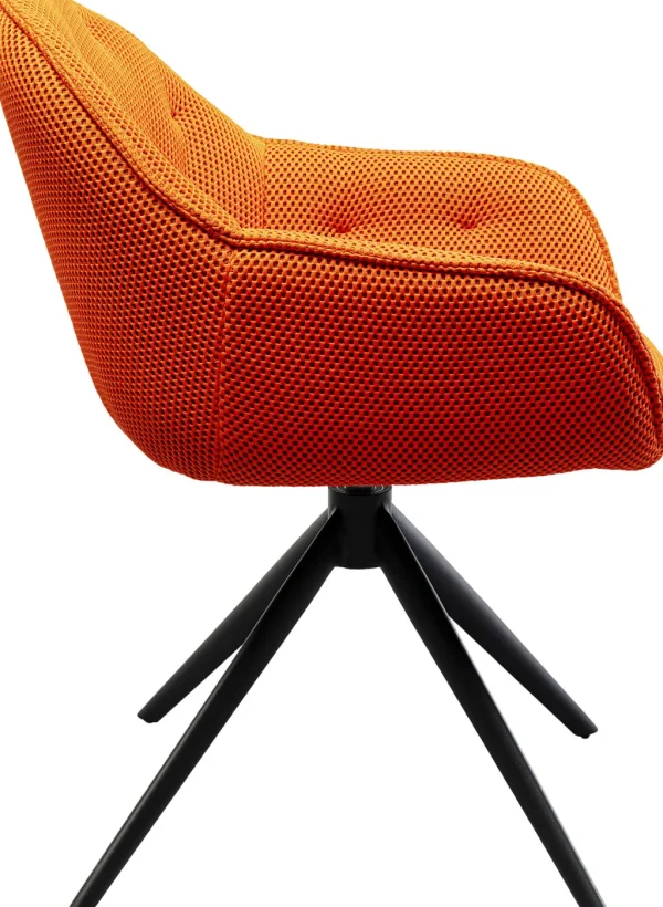 Tuolit>KARE Design Carlito Mesh Kääntyvä Tuoli Oranssi