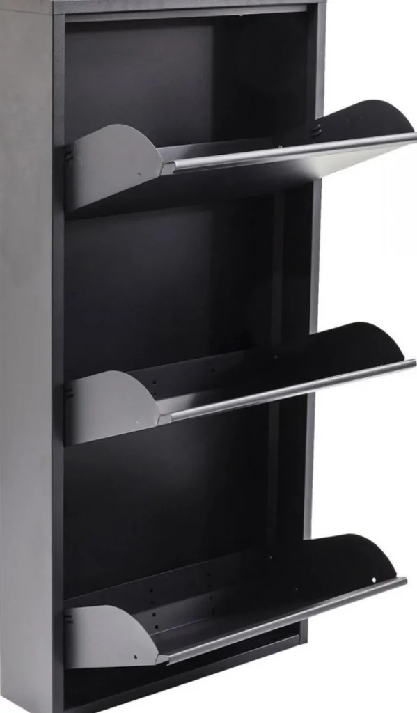 Kenkäkaapit>KARE Design Caruso 3 Kenkäkaappi, Antrasiitti