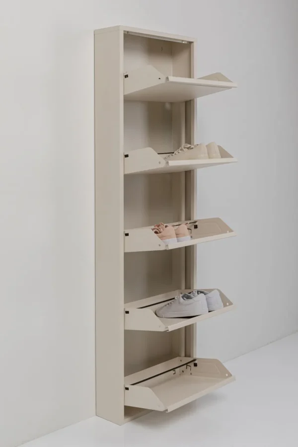 Kenkäkaapit>KARE Design Caruso 5 Kenkäkaappi, Kermanvärinen (MO)