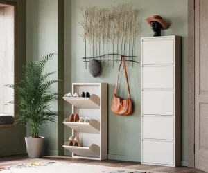 Kenkäkaapit>KARE Design Caruso 5 Kenkäkaappi, Kermanvärinen (MO)
